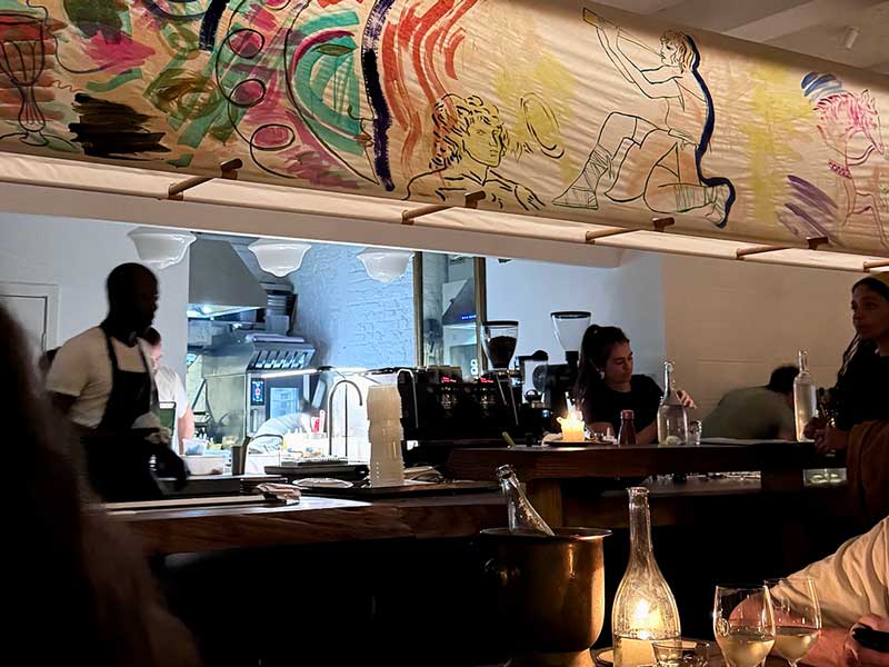 Image of interior of Goodbye Horses that links to the Goodbye Horses Wine Bar Page.